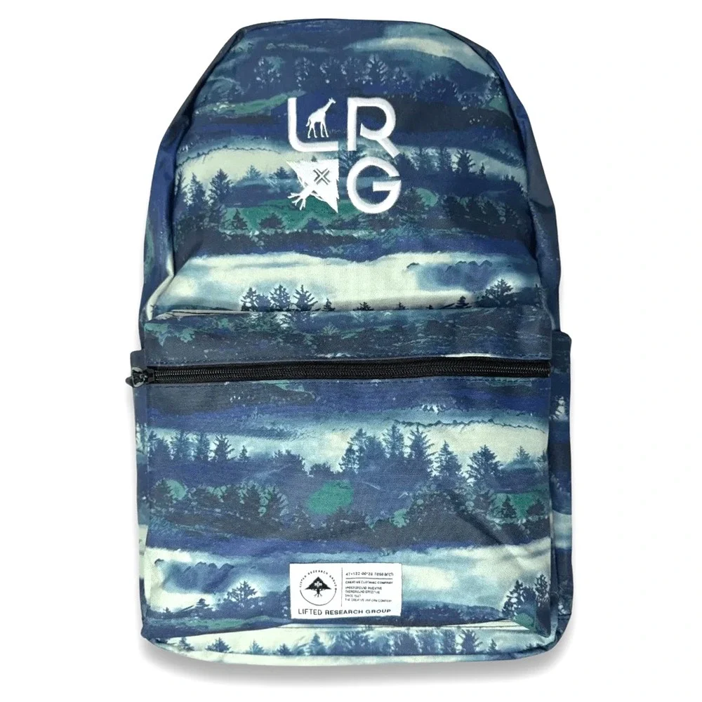 LRG Lifted Research Group Lifecycle Backpack - NWT Blue Multi - #44490